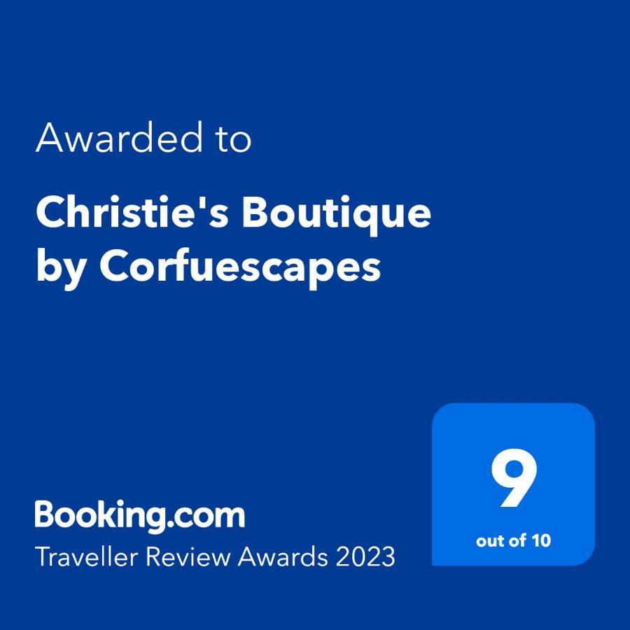 AlepouChristie'S Boutique By Corfuescapesアパートメント エクステリア 写真